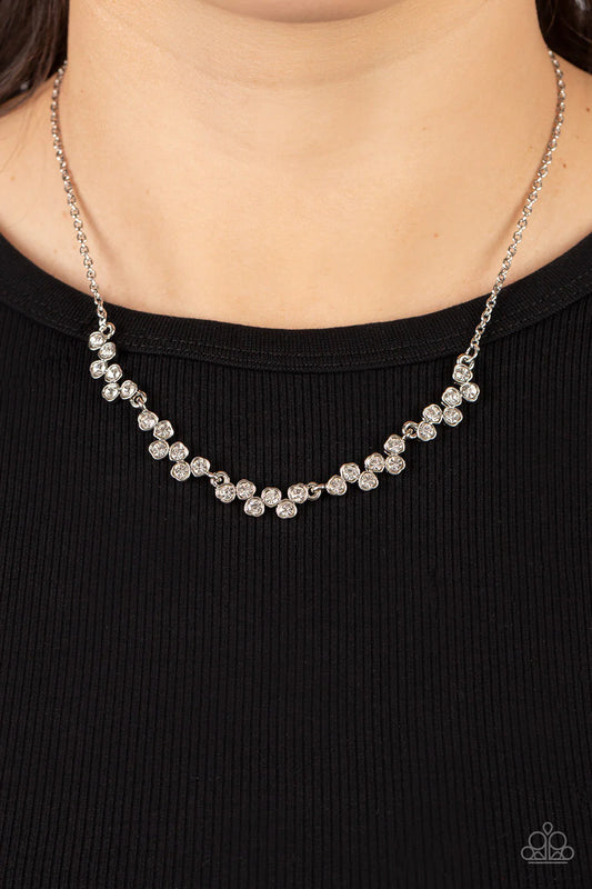 Paparazzi SELFIE-Love - White Necklace