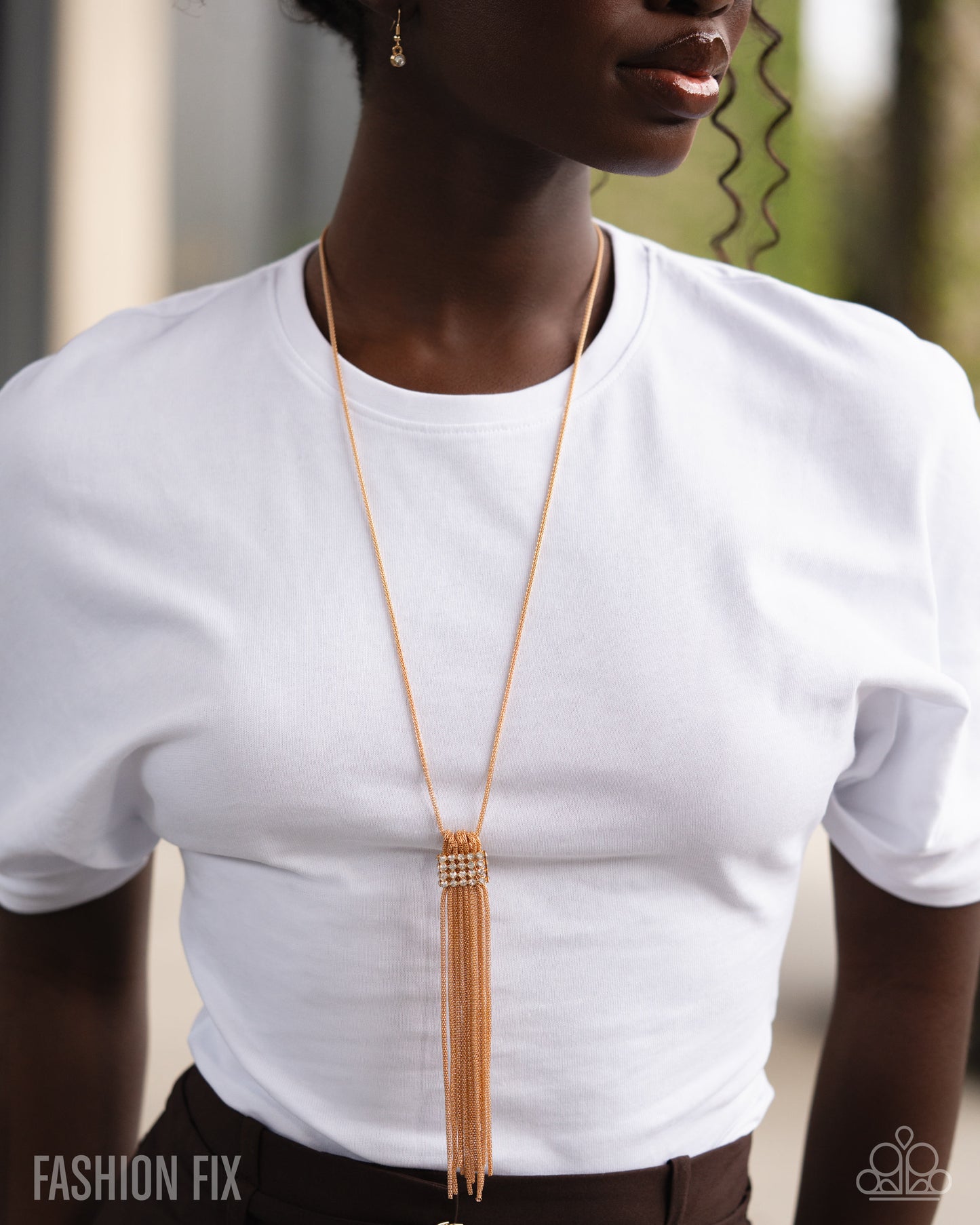 Paparazzi Power Period - Gold Necklace