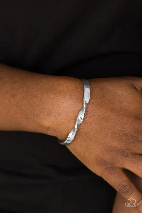 Paparazzi Traditional Twist - Silver Bracelet