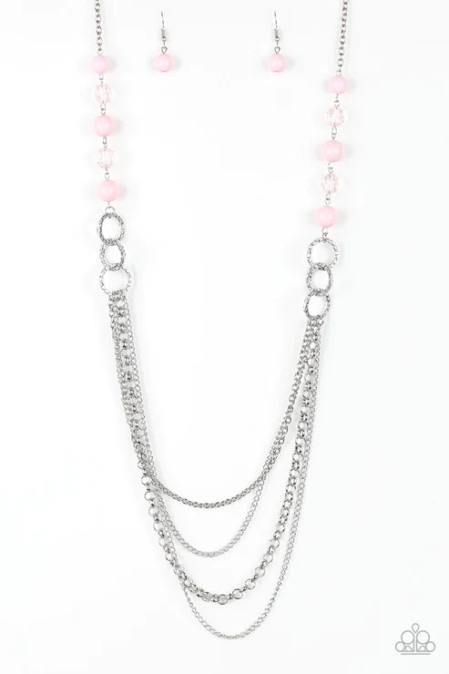 Vividly Vivid - Pink Paparazzi Necklace