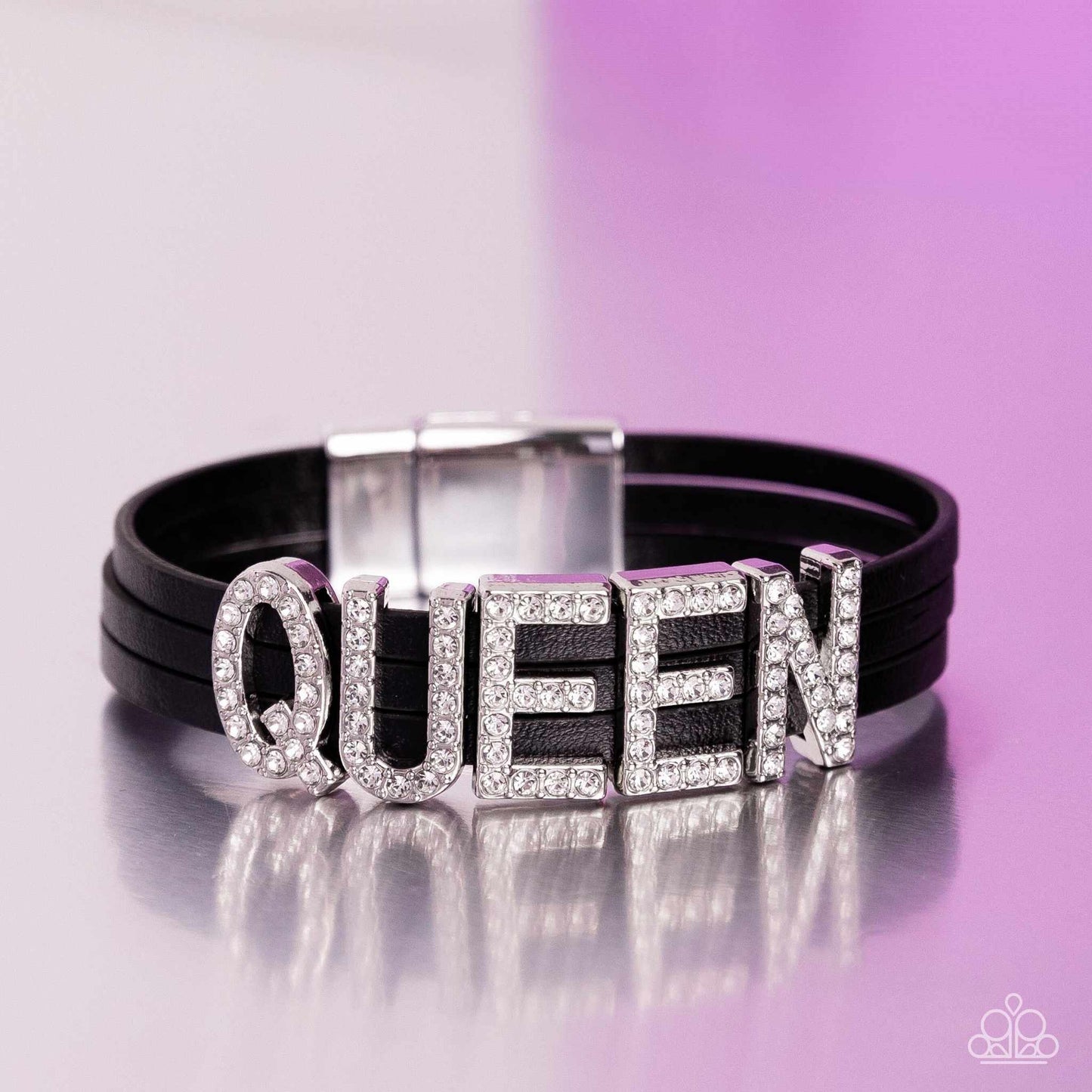 Paparazzi Queen of My Life - Black Bracelet