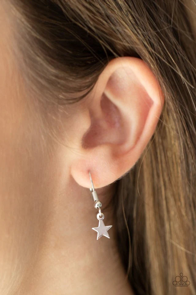 Paparazzi Americana Girl - Silver Necklace