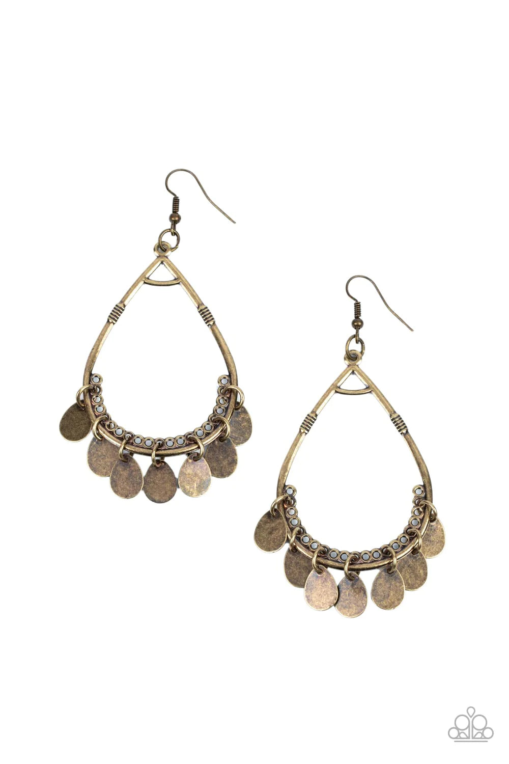 Paparazzi Meet Your Music Maker - Brass Earrings