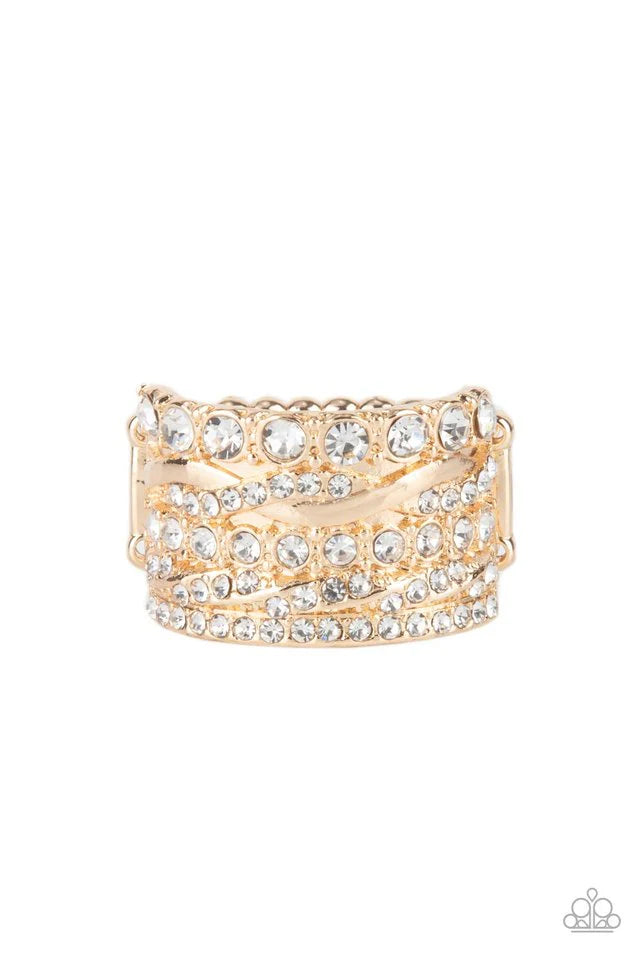 Paparazzi Exclusive Elegance - Gold Ring