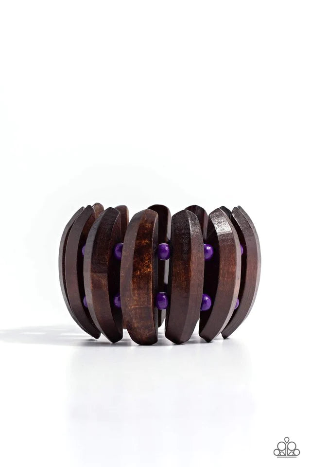 Paparazzi Bora Bora Bauble - Purple Bracelet