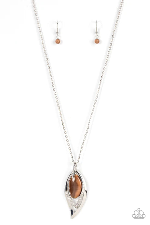 Magical Meadow - Brown Paparazzi Necklace