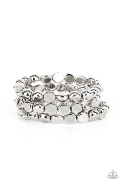 Paparazzi HAUTE Stone - Silver Bracelet