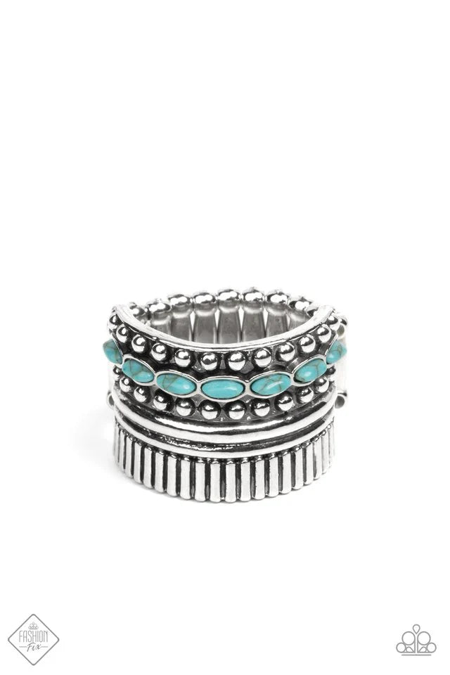 Local Flavor - Blue Paparazzi Ring