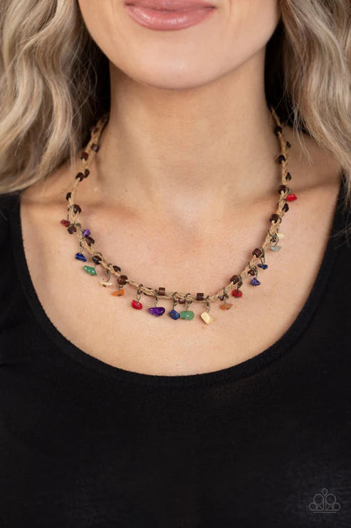 Paparazzi Canyon Voyage - Multi Urban Necklace