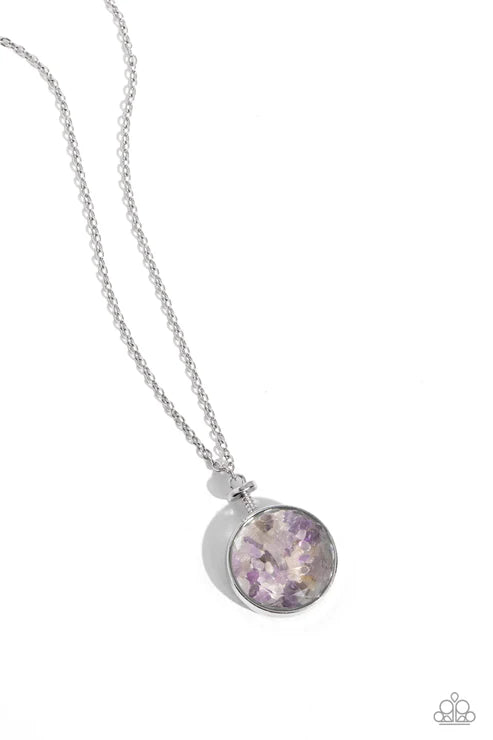 Paparazzi Geo Mine - Purple Necklace