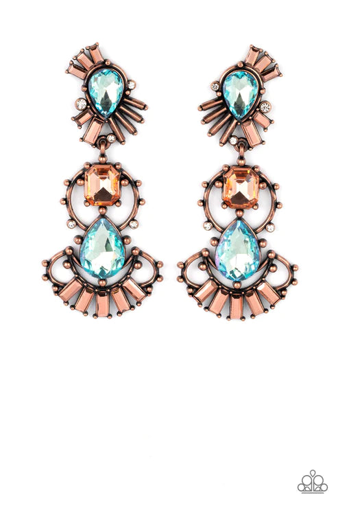 Paparazzi Ultra Universal - Copper Earrings