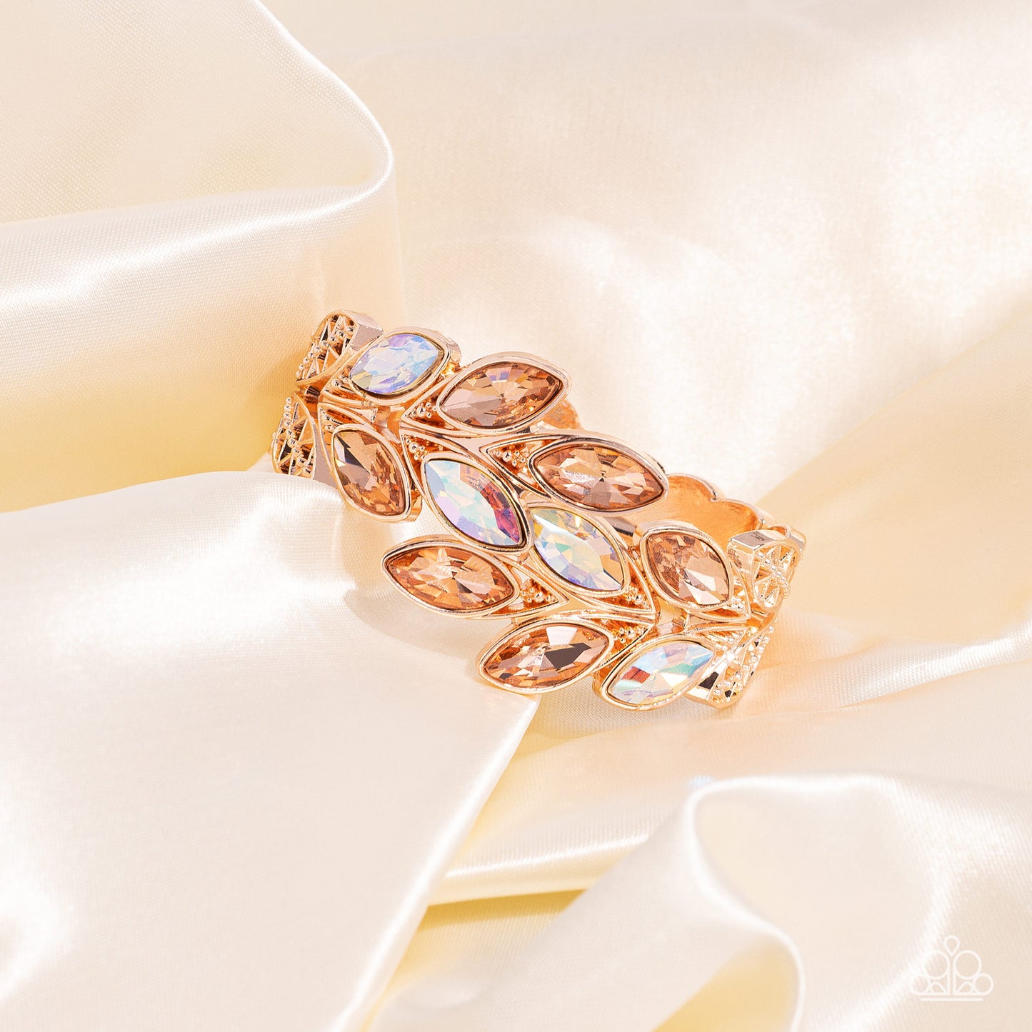 Luminous Laurels - Rose Gold Paparazzi Bracelet