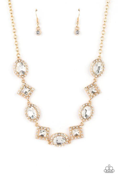 Paparazzi Diamond of the Season - Gold Necklace