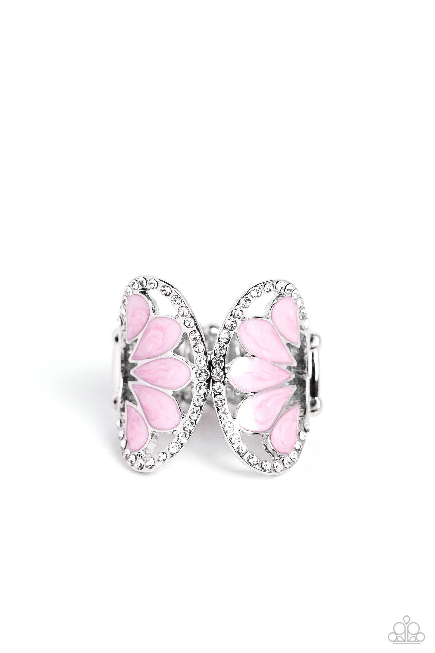 Concaved Catwalk - Pink Paparazzi Ring