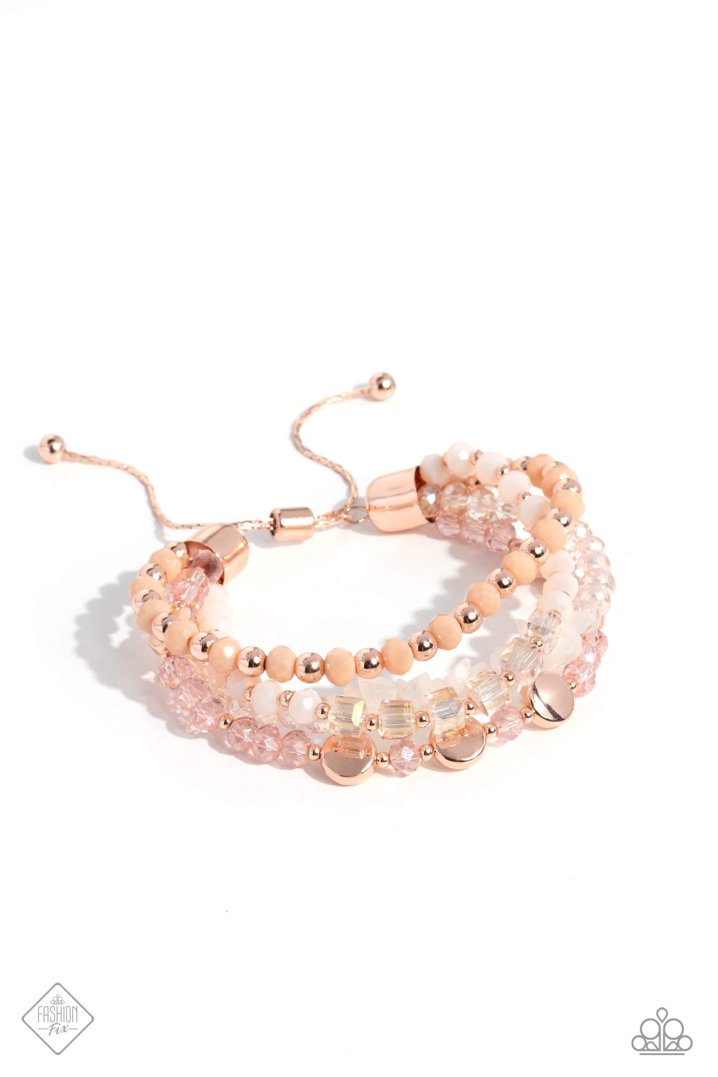 Paparazzi Dewy Delight - Rose Gold Bracelet