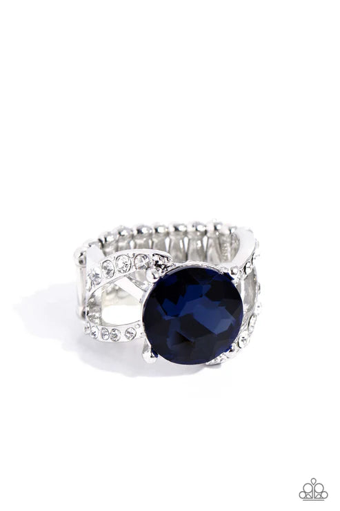 Paparazzi Scintillating Swirl - Blue Ring