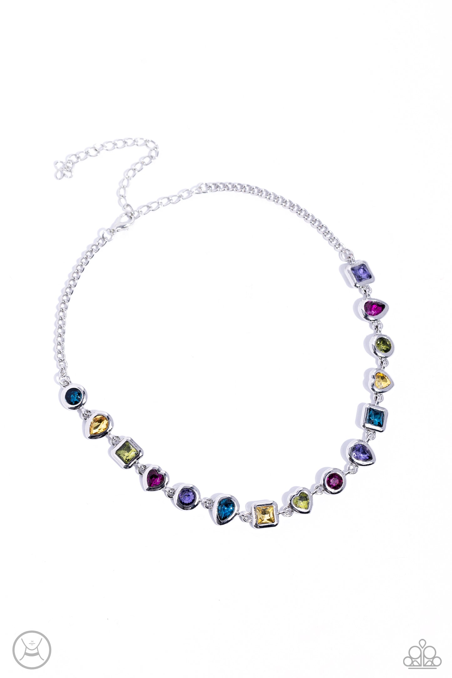 Abstract Admirer - Multi Paparazzi Necklace