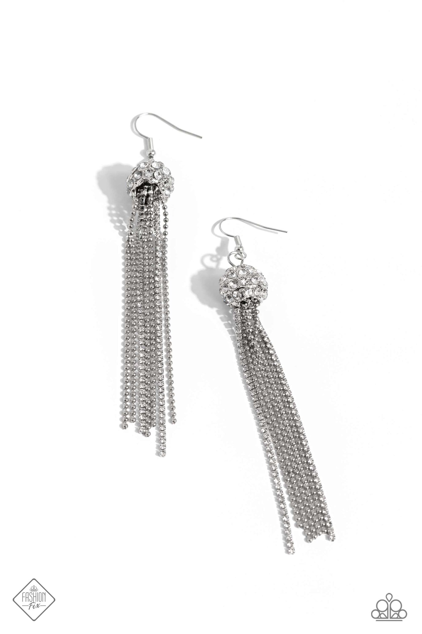 Paparazzi Polished Paramount - White Earrings