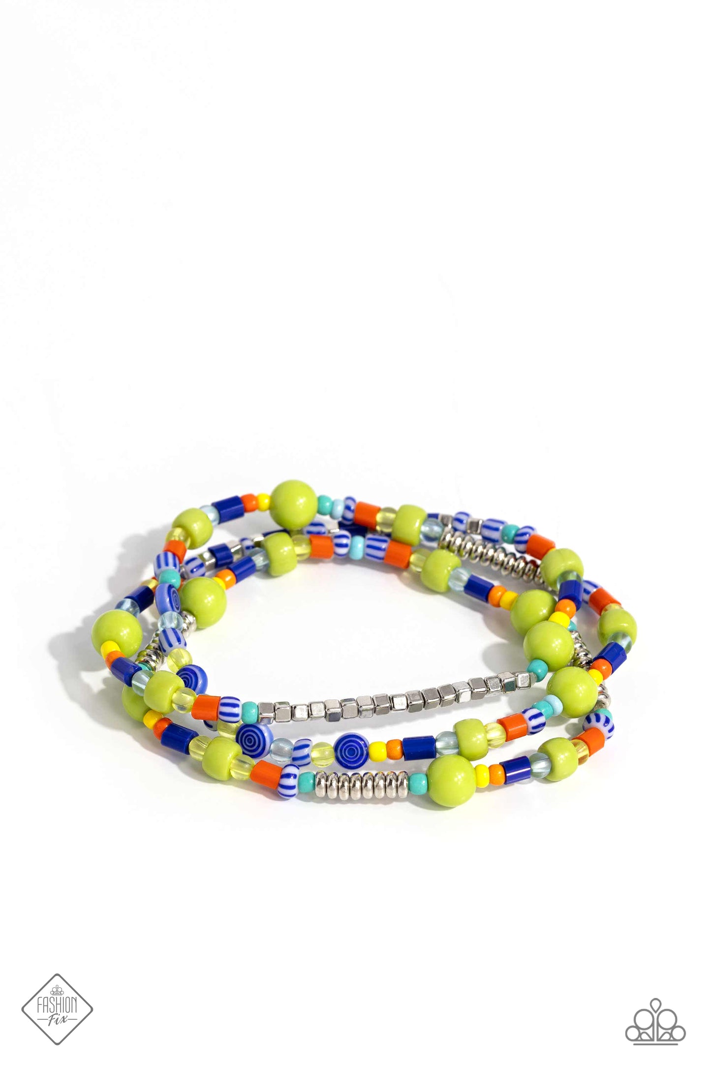 Paparazzi Confident Collision - Multi Bracelet