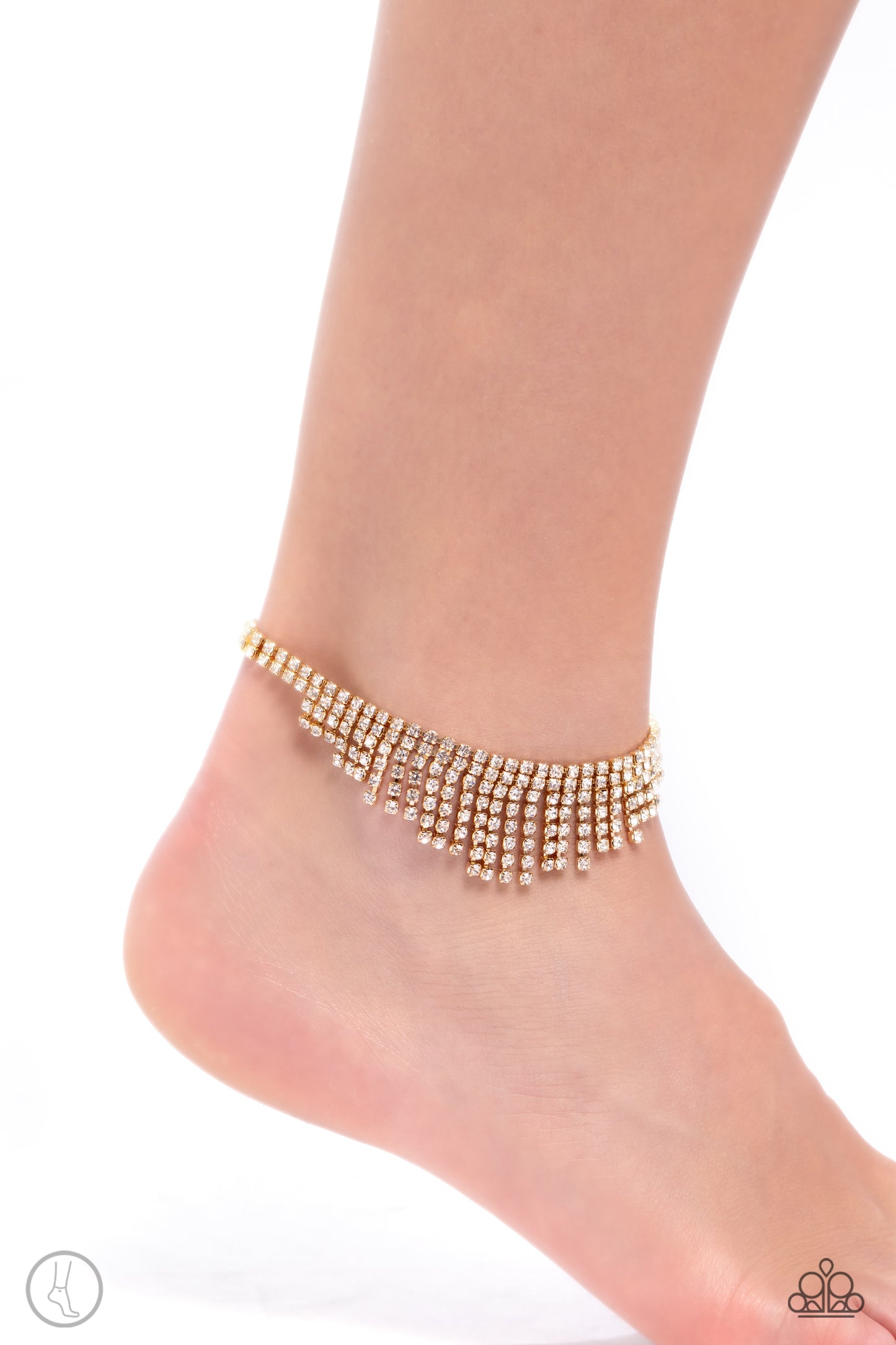 Paparazzi Curtain Confidence - Gold Anklet