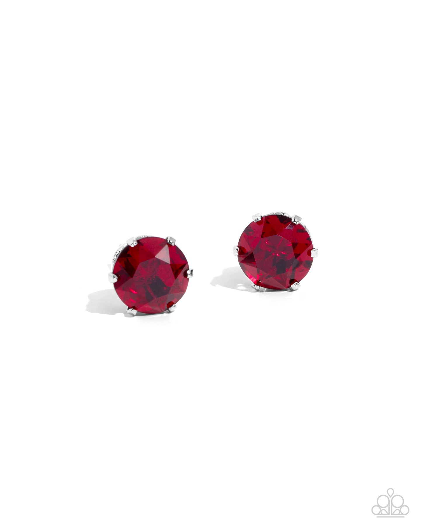 Paparazzi Breathtaking Birthstone -Red Earrings