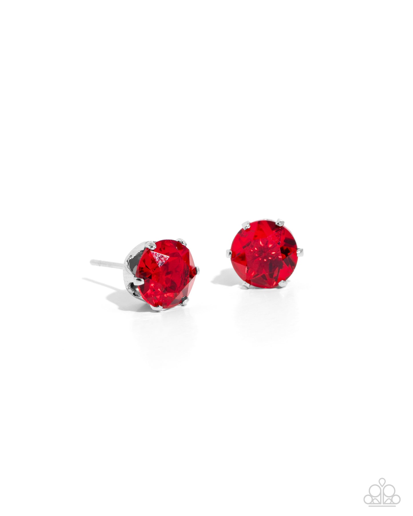 Paparazzi Breathtaking Birthstone - Red Earrings