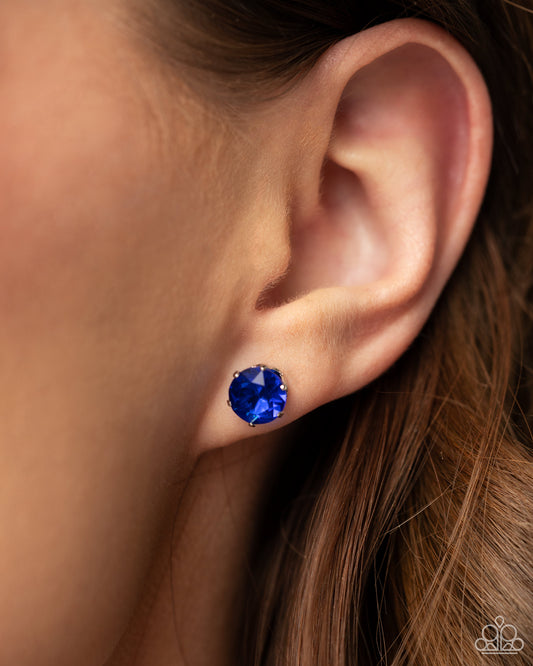 Paparazzi Breathtaking Birthstone - Blue Earrings