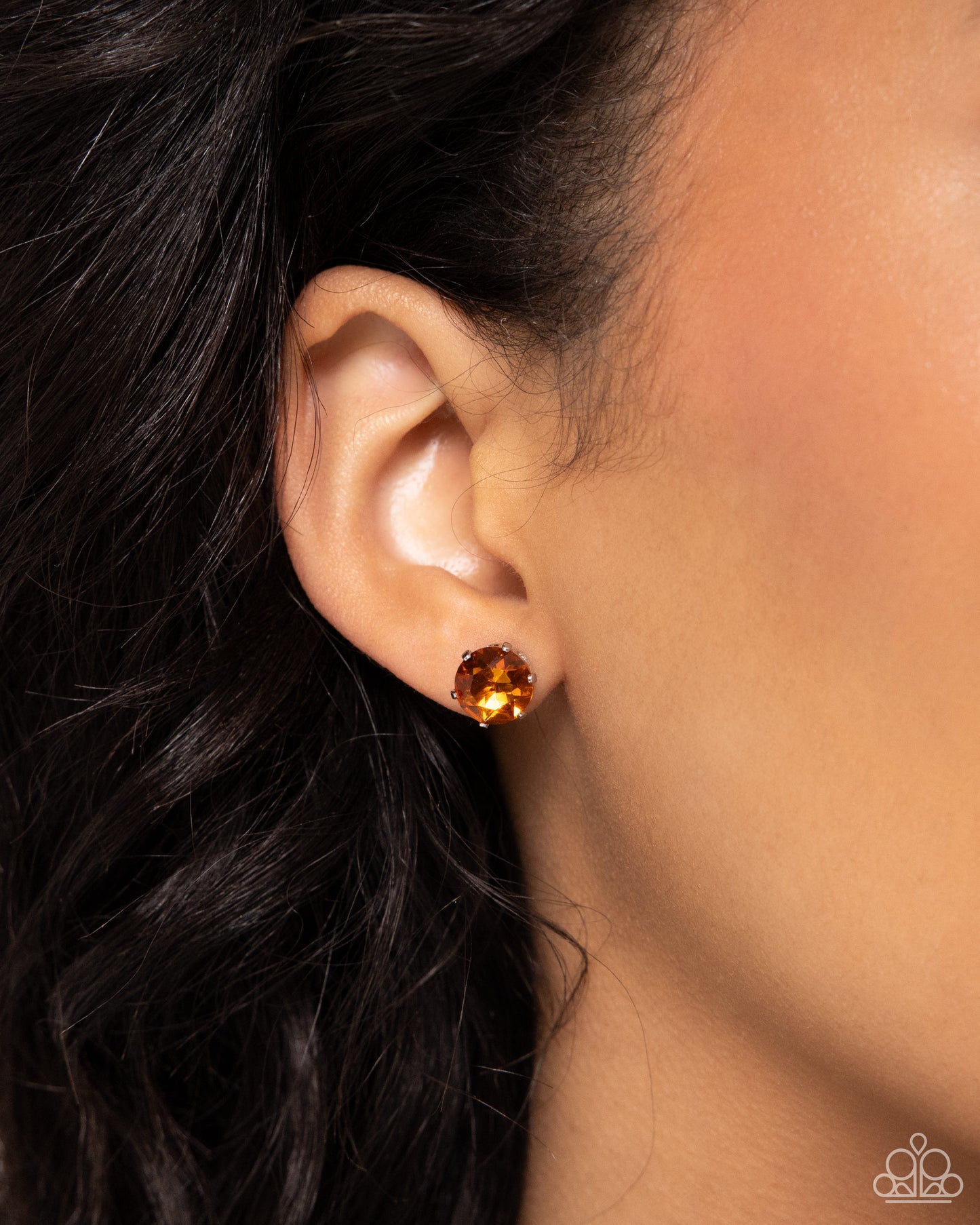 Paparazzi Breathtaking Birthstone - Orange Earrings