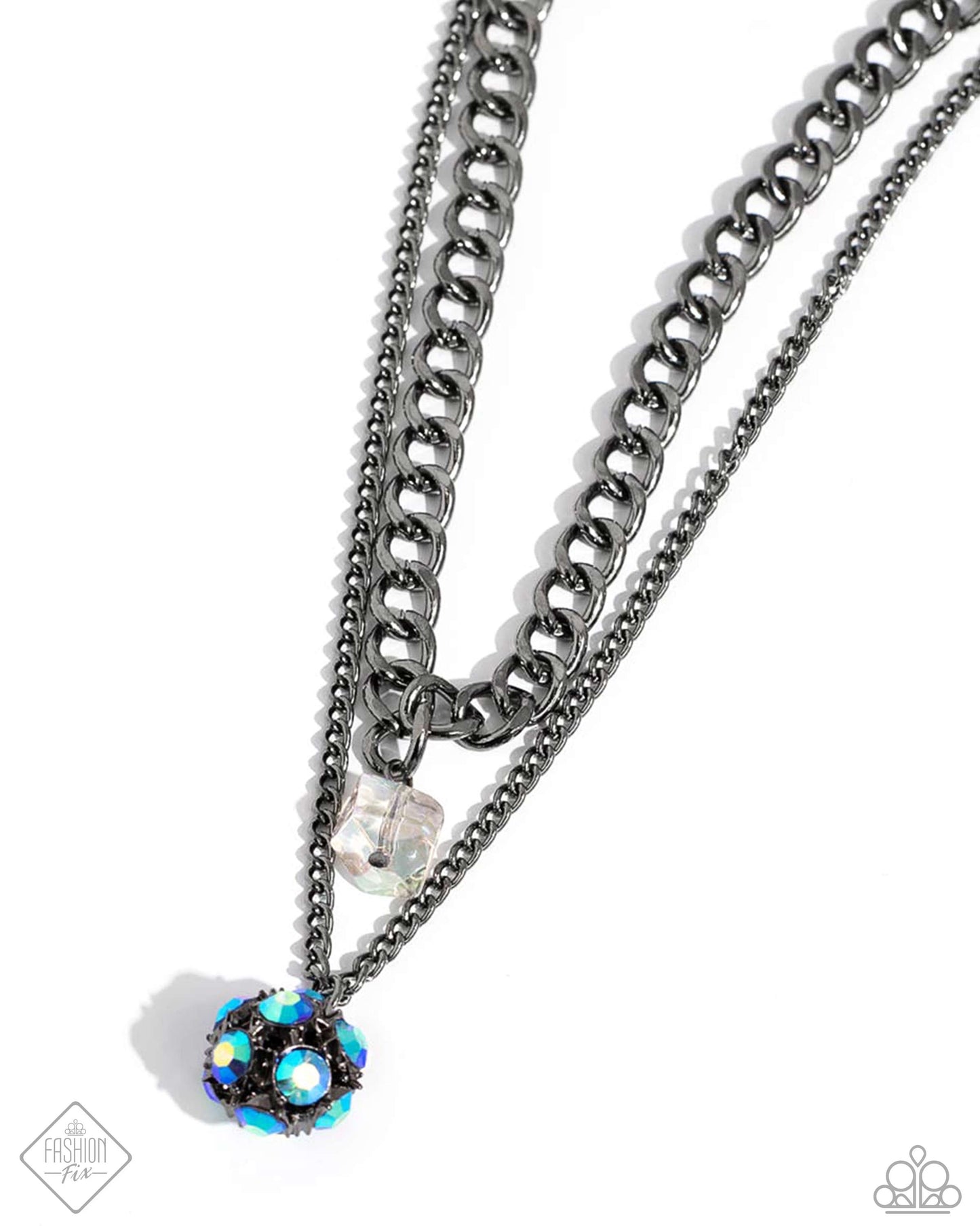 Paparazzi Flair for the Fierce - Blue Necklace
