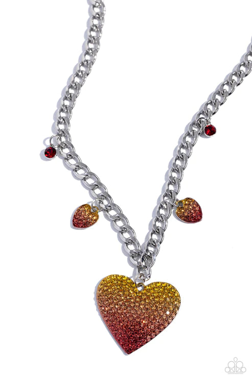 Paparazzi For the Most HEART - Multi Necklace