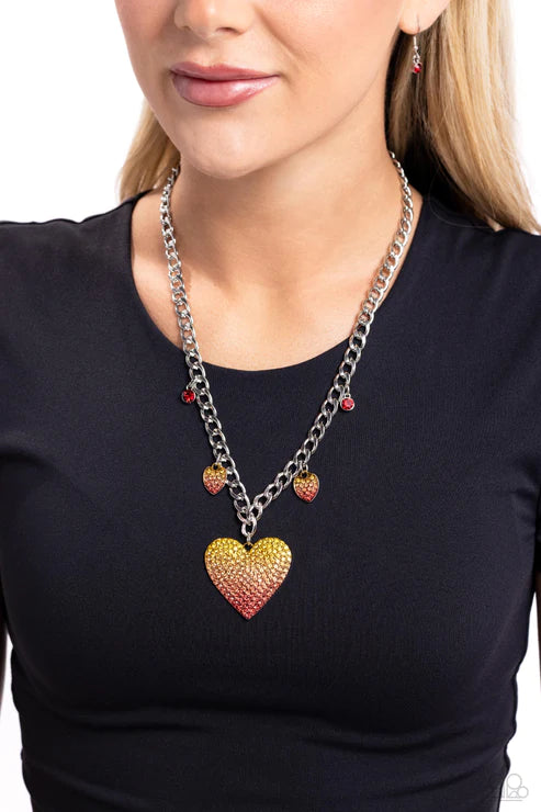 Paparazzi For the Most HEART - Multi Necklace