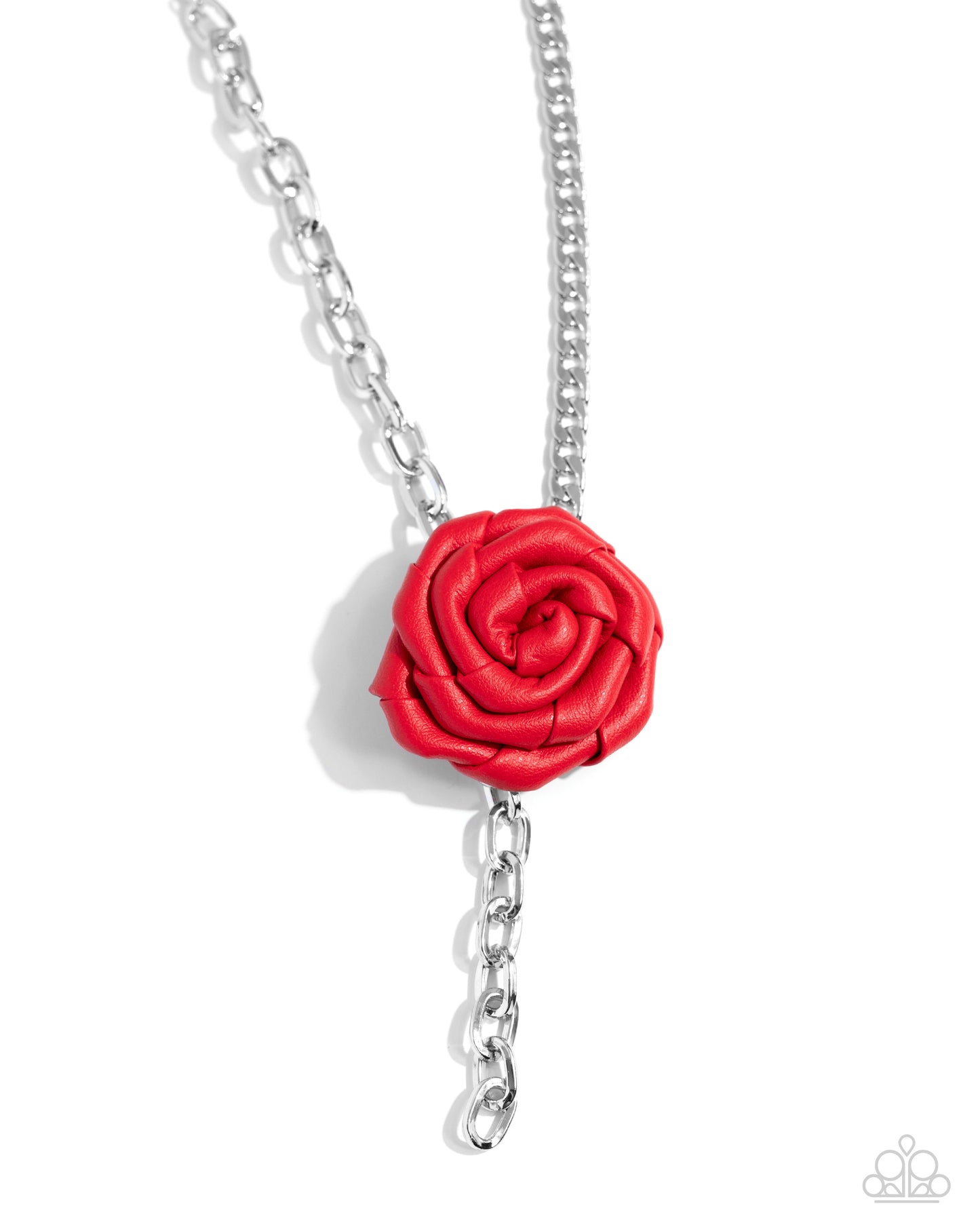 Paparazzi ROSE and Cons - Red Necklace