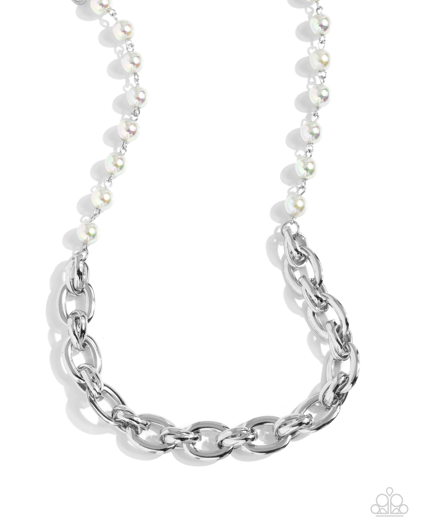 Paparazzi Dual Daydream - Silver Necklace