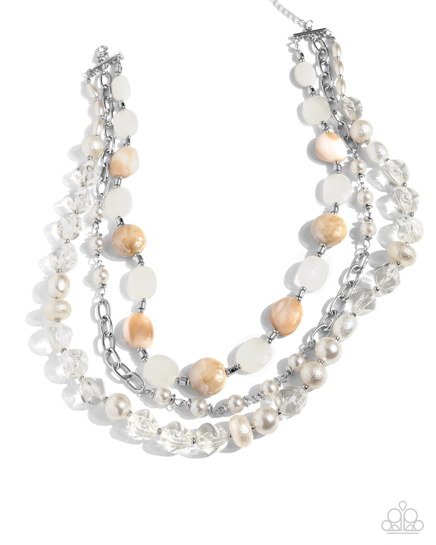 Paparazzi Essential Elegance - White Necklace