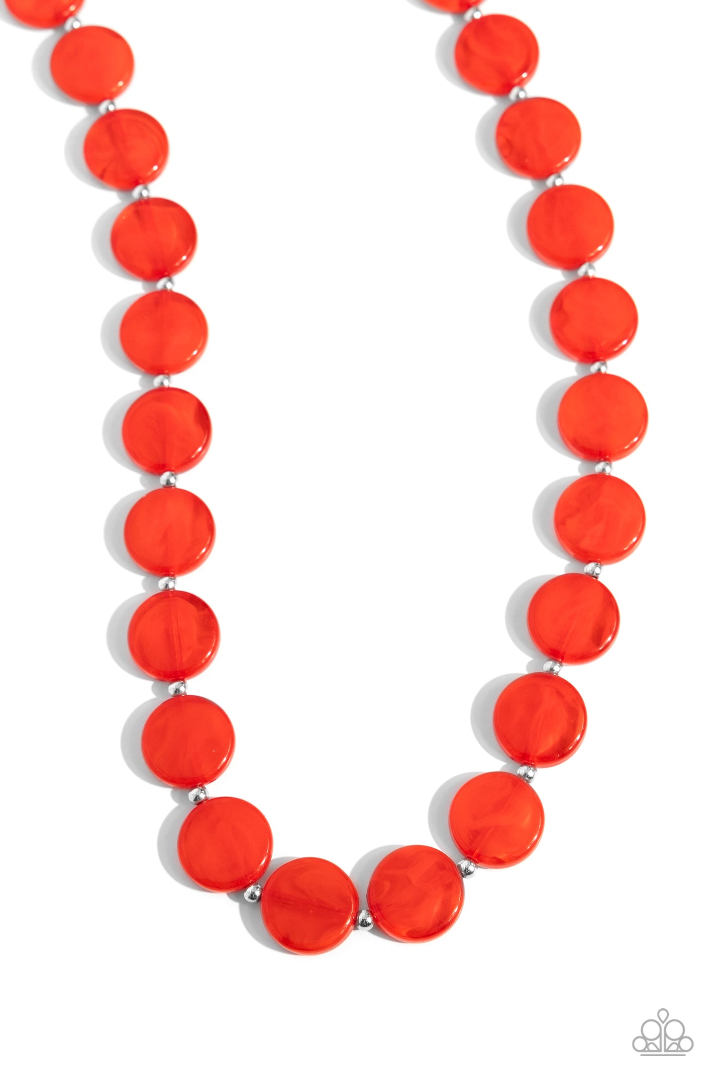 Paparazzi Bright Backdrop - Red Necklace