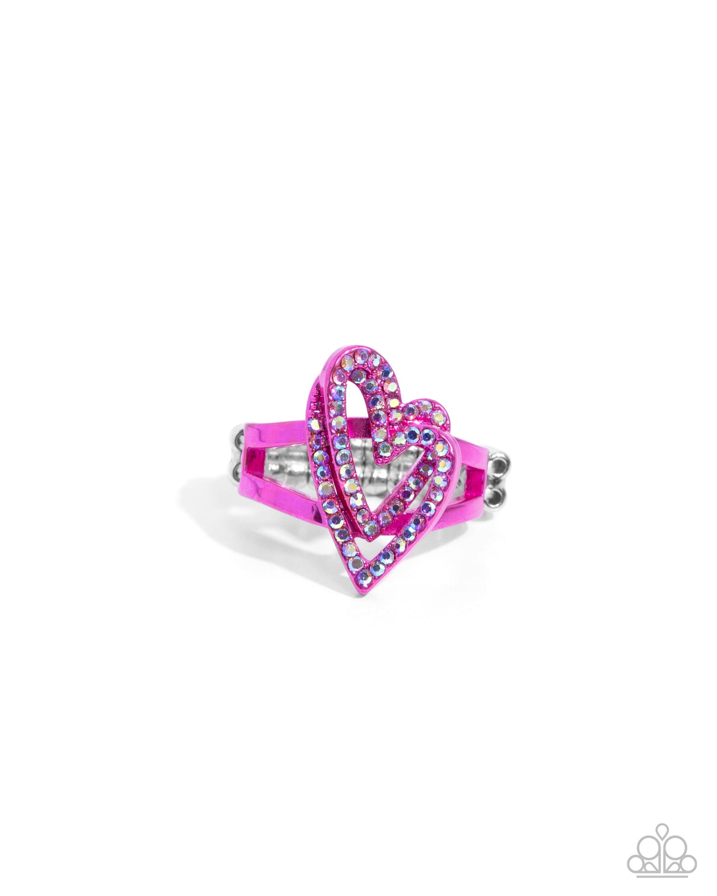 Paparazzi Hybrid Heart - Pink Ring