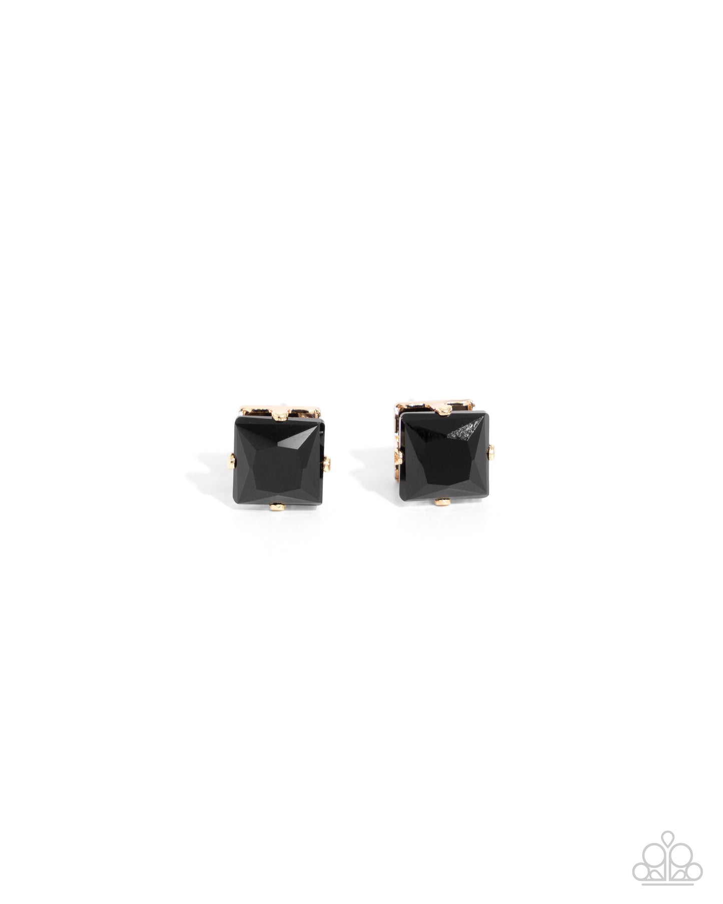 Paparazzi Squared Soprano - Black Earring