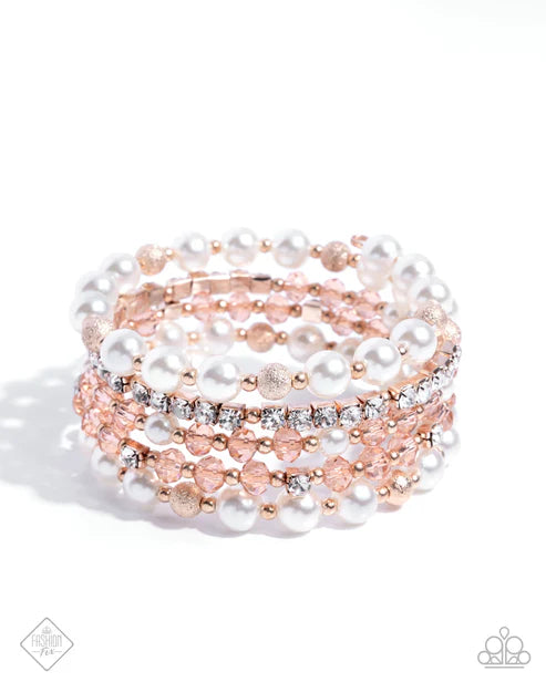 Paparazzi To An Elegant Extent - Rose Gold ~ Bracelet