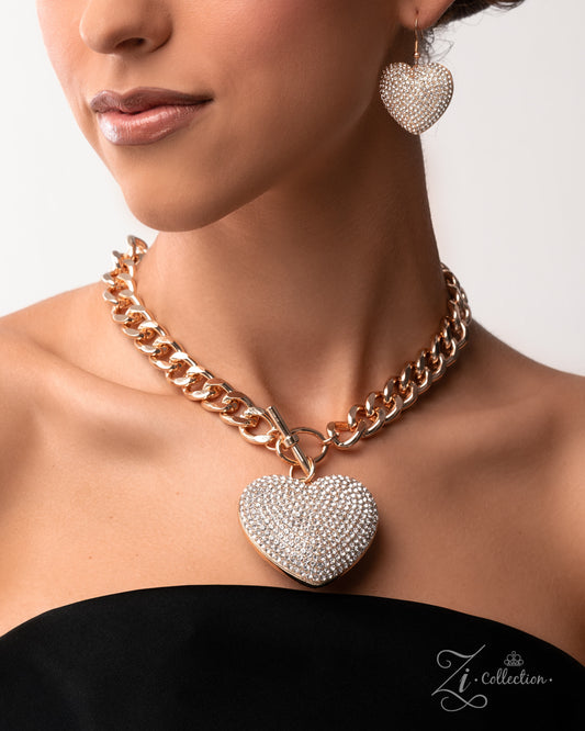 Paparazzi Enamored - Gold Necklace