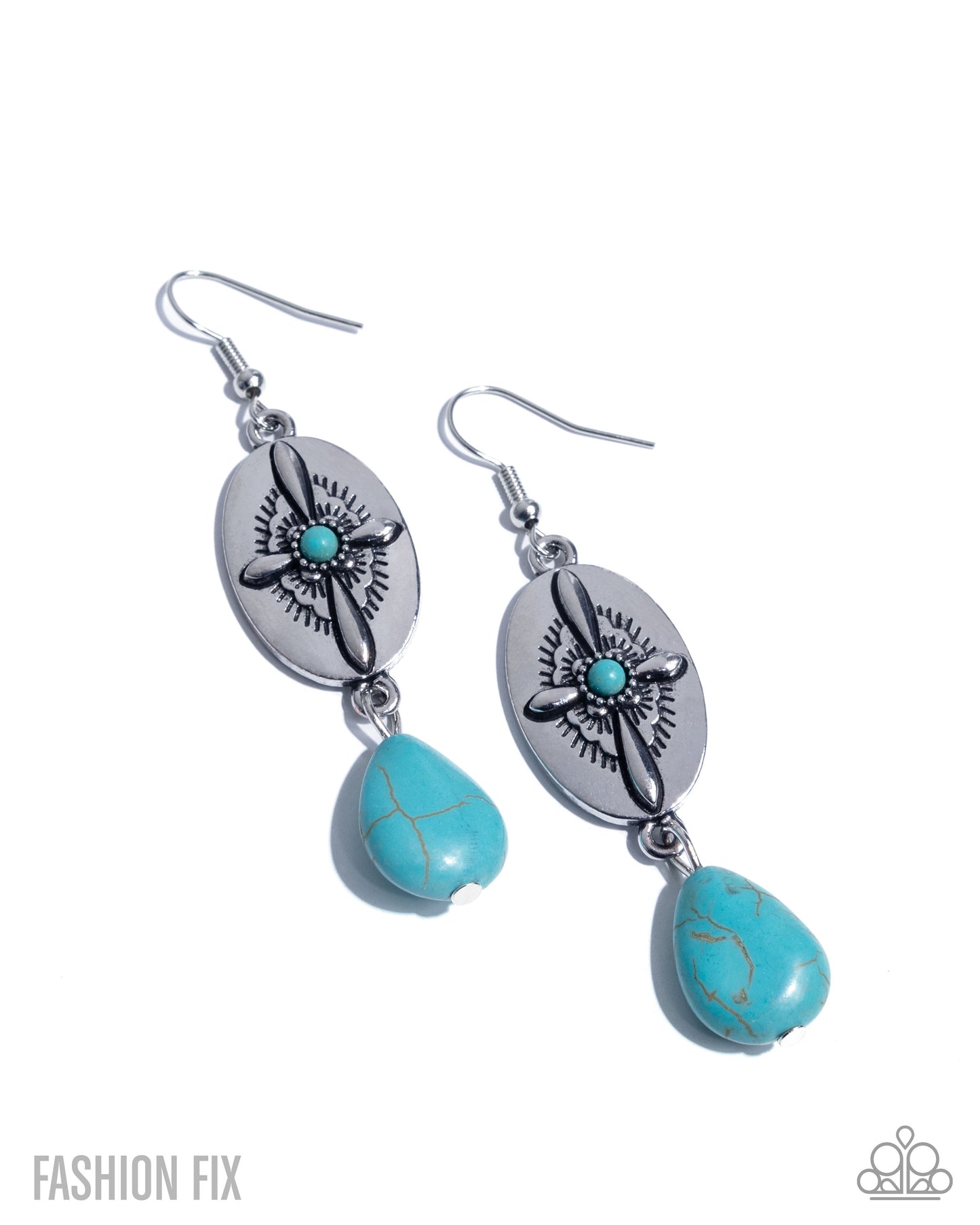 Paparazzi Authentic Arrangement - Blue Earrings