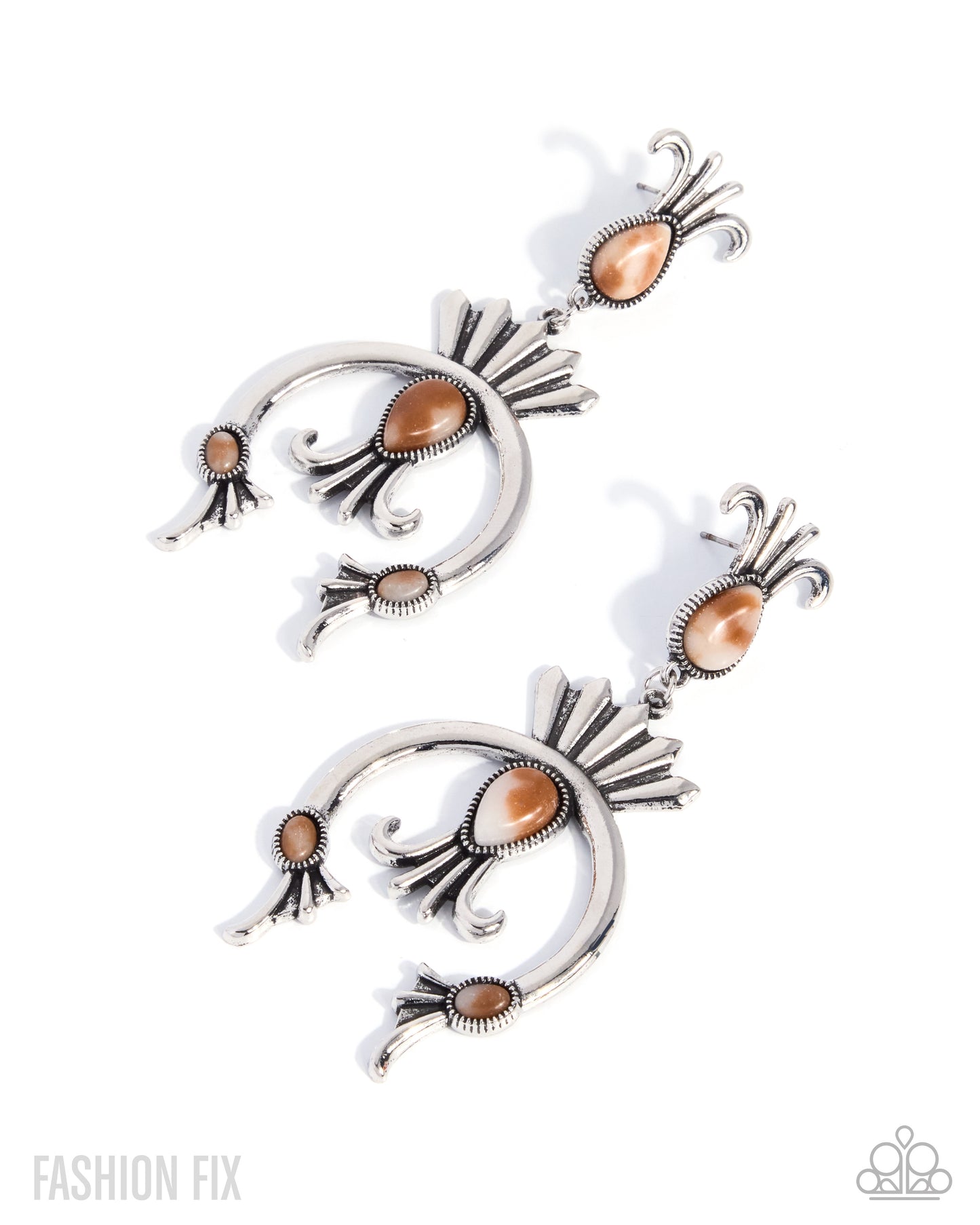 Paparazzi Bohemian Balance - Brown Earrings