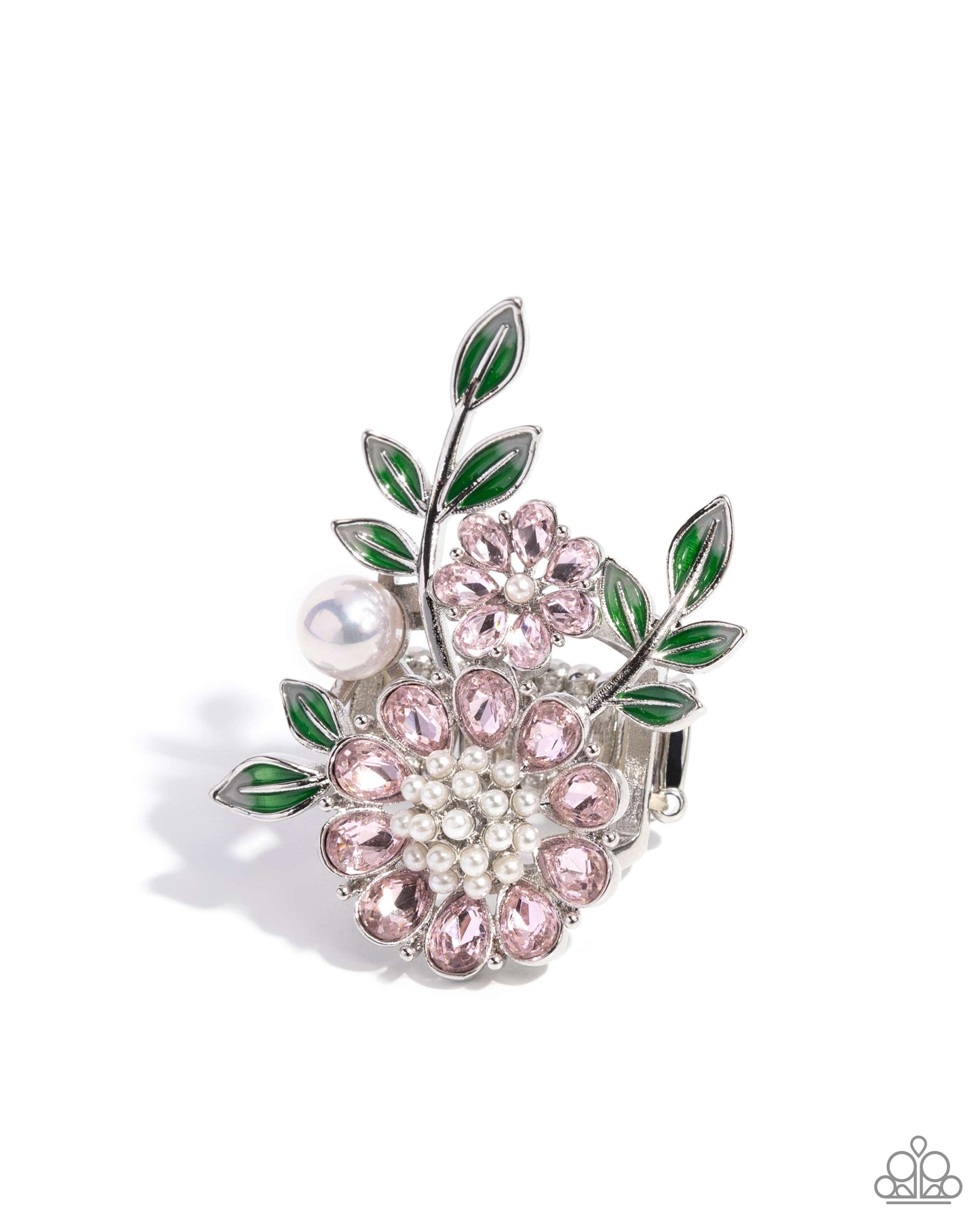 Paparazzi Budding Bling - Pink Ring