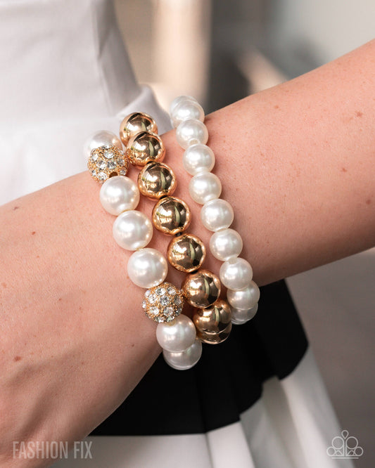 Commanding the Court ~ Gold Bracelet