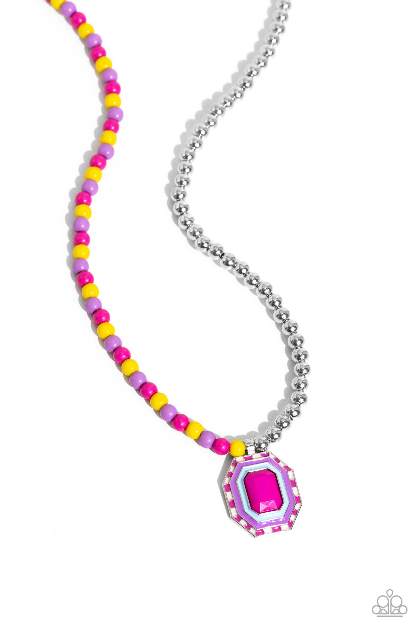 Paparazzi Contrasting Candy - Multi Necklace