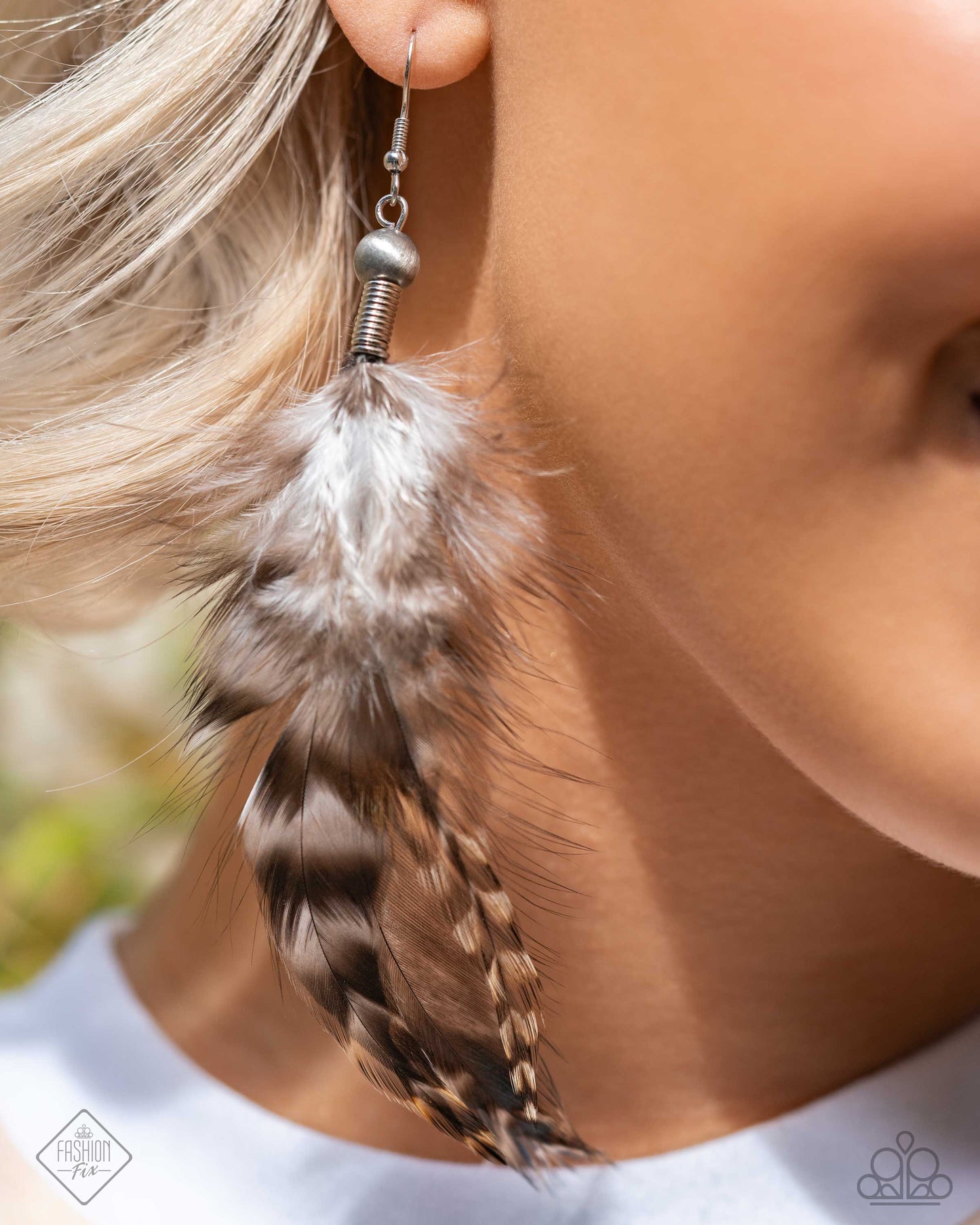 Paparazzi Delicate Desert - Brown Earrings