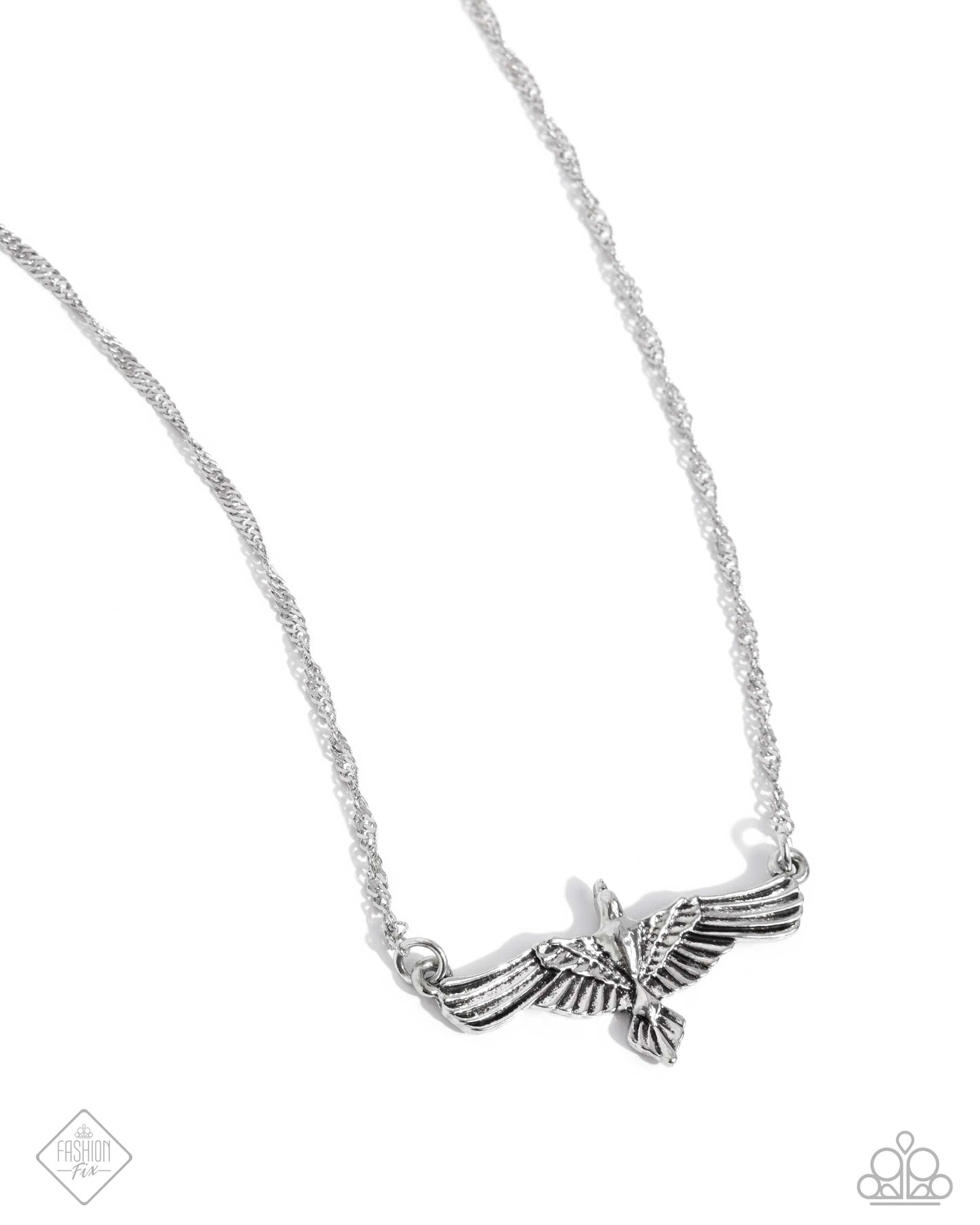 Paparazzi Eagle Exception - Silver Necklace