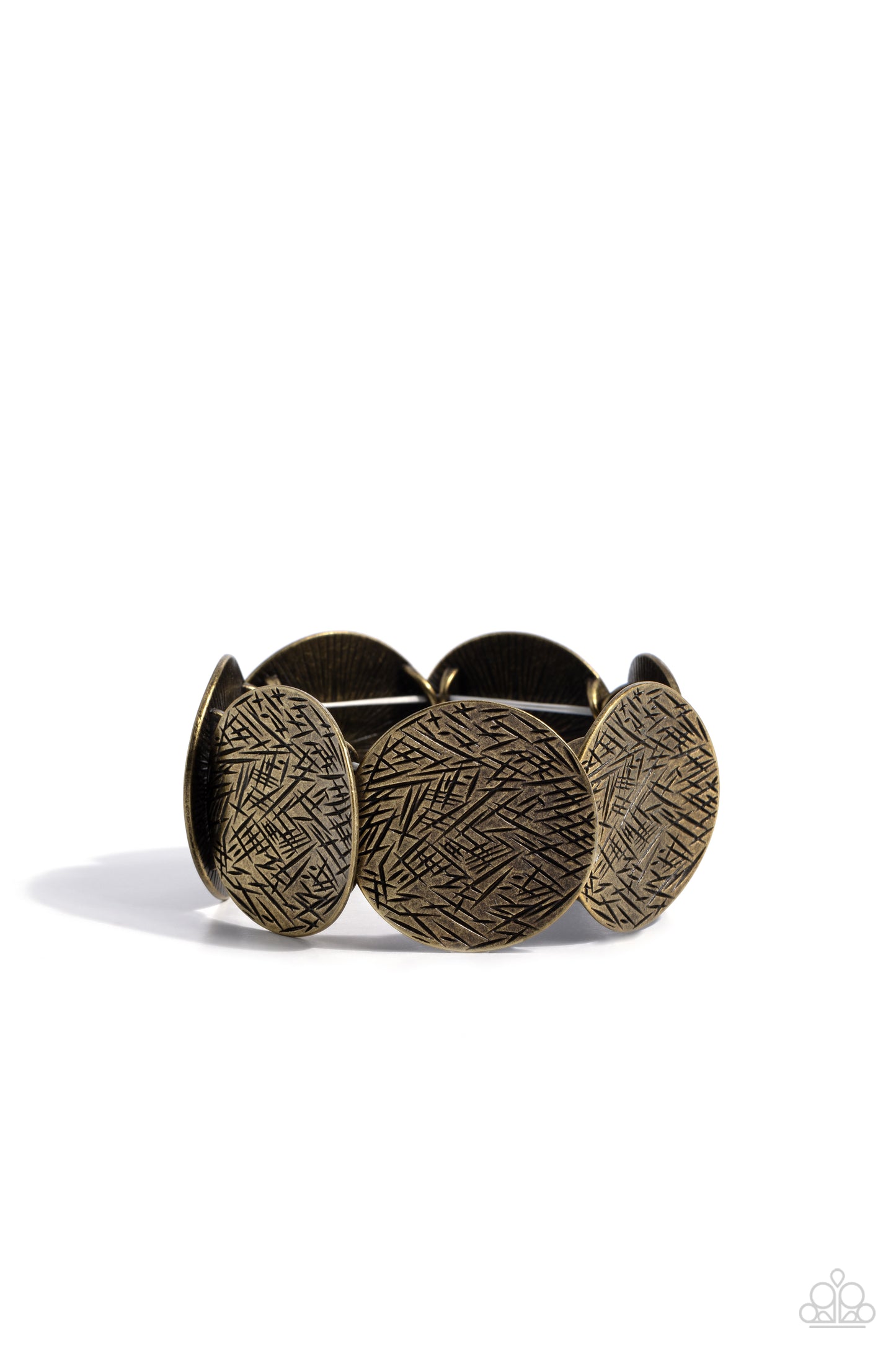 Paparazzi Extra Etched - Brass Bracelet