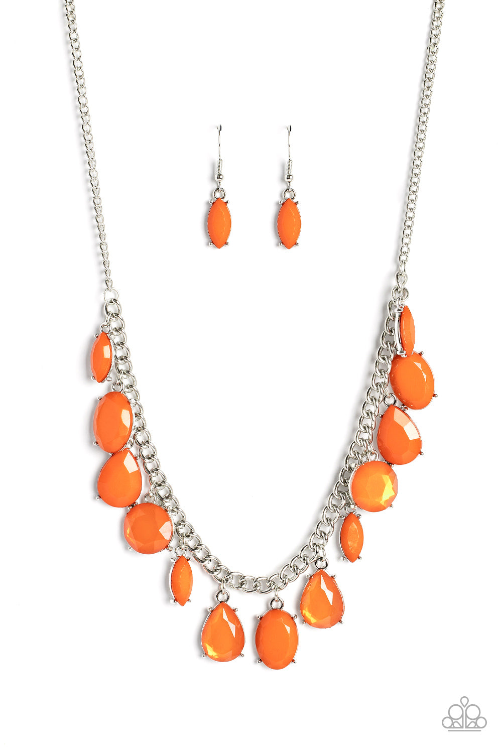 Paparazzi Fairytale Fortuity - Orange Necklace