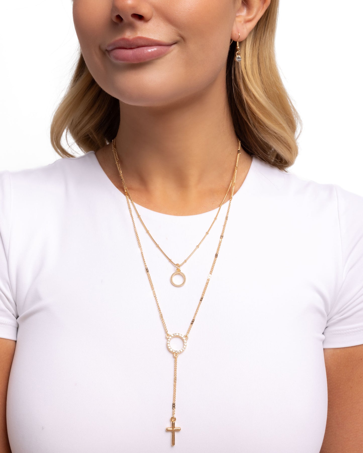 Paparazzi Faithfully Fierce - Gold Necklace