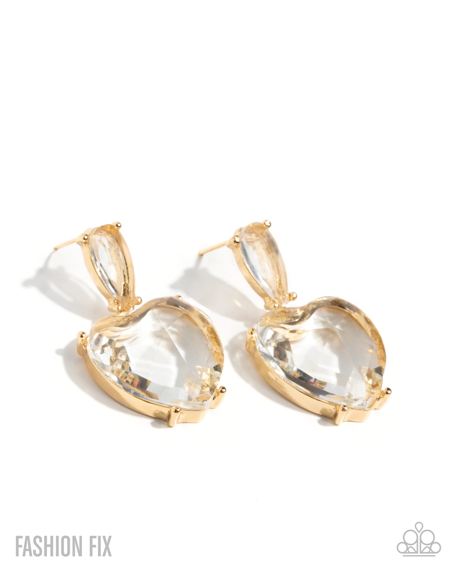 Paparazzi Fashionable Finery - Gold Earrings